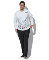 LEON別注 3D スウェットクルー