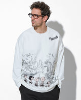 LEON別注 3D スウェットクルー