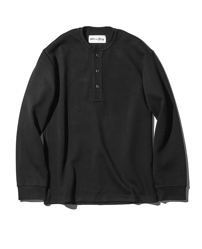 長袖ヘンリーネックT – 買えるLEON