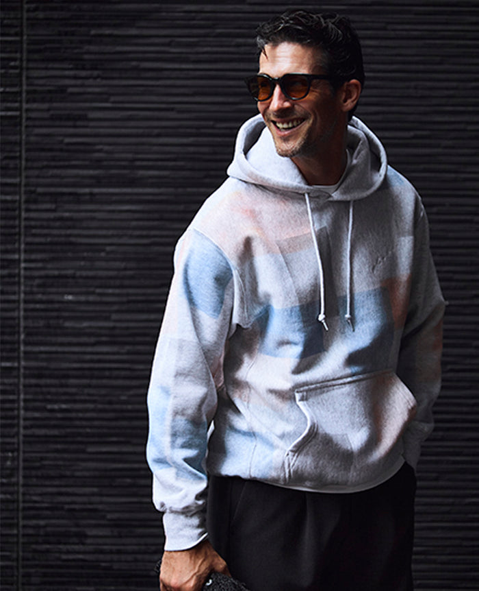 blackmeans パッチワーク パーカー パッチワークペイントパーカー – 買えるLEON