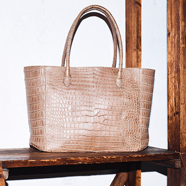 ポロサスクロコダイルオープントートバッグ – 買えるLEON
