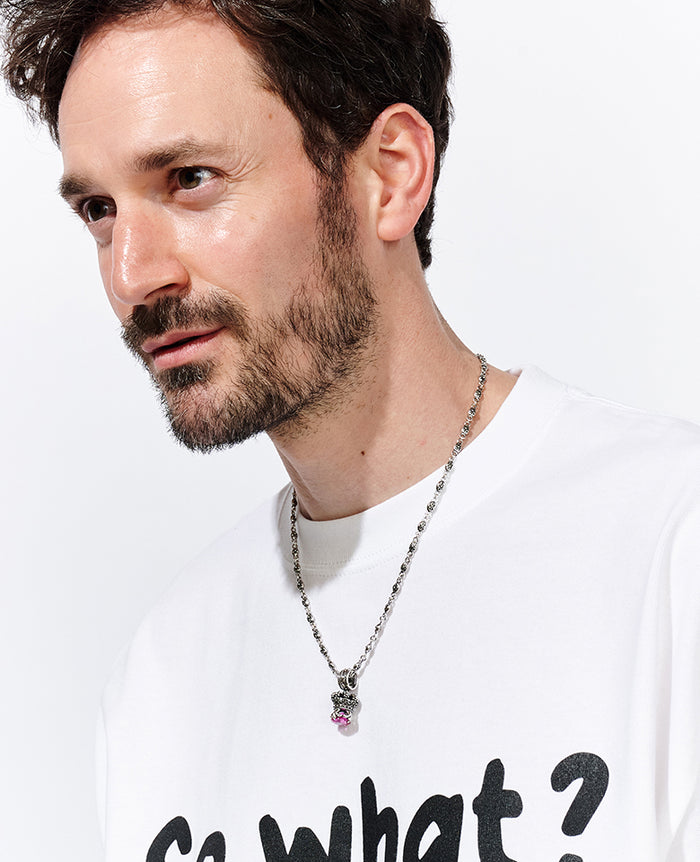 Justin Davis ネックレス ドクロ　クロスチャーム付き ジャスティンデイビス Justin Davis ネックレス アクセサリー