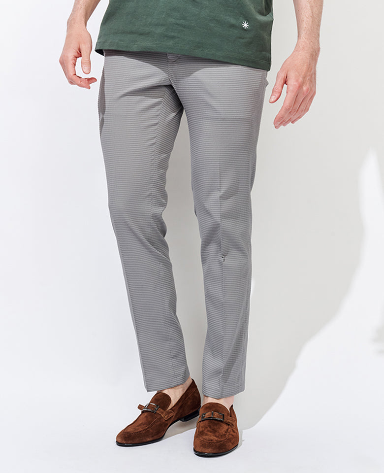 two way stretch seersucker easy slim fit