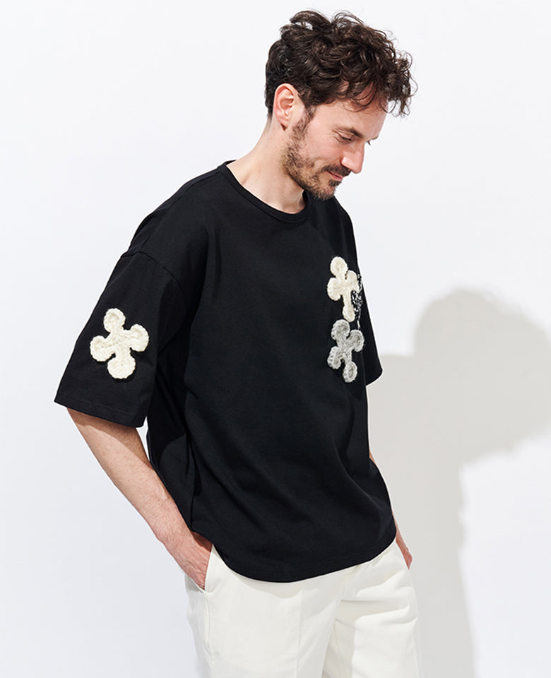 クロスクロシェットTシャツ