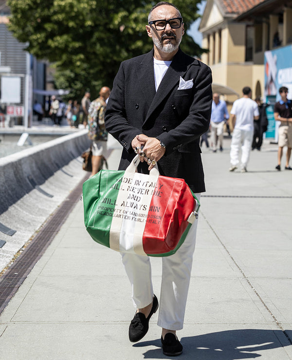 アイコン イタリアンフラッグレザー