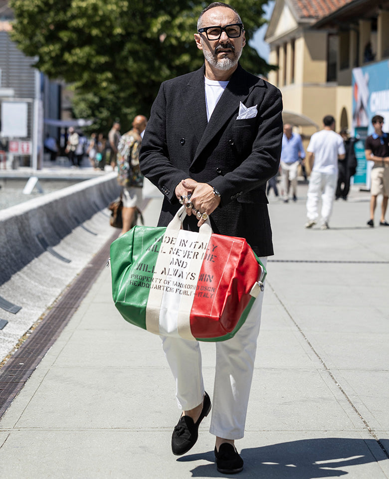 アイコン イタリアンフラッグレザー