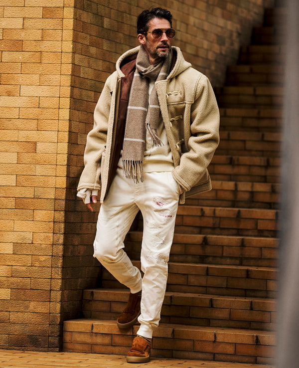 LEON別注 ストレッチコーデュロイ 裾リブイージーパンツ