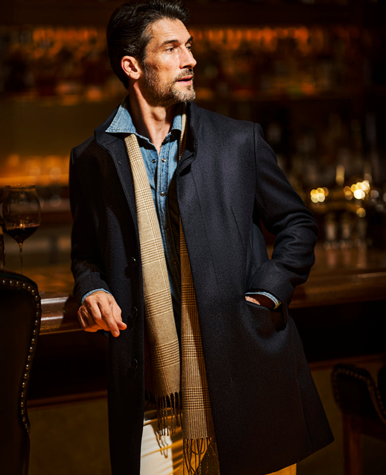 ウールスタンドコート