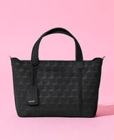 モノグラム柄ジップトート