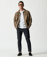 スエードシャツジャケット