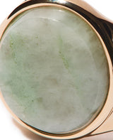 SIGNET RING（ K10YG ヒスイ）