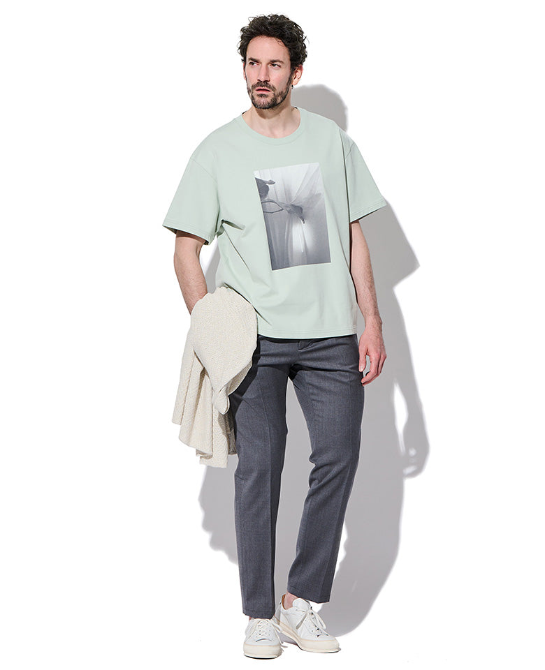 スヴィンジャージー プリント S/S TEE