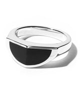 EQUINOX-ピラミッド オニキス リング
