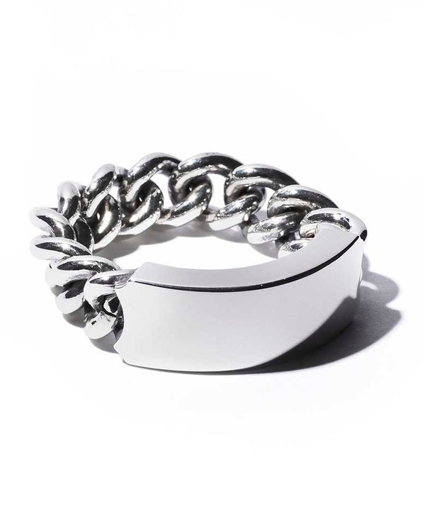 Blank logo ID Chain Ring