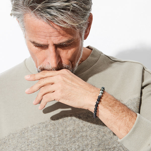 071882 ラスト❗️アイアンスギライトブレスレット2本セット