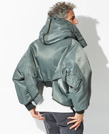Alpha double-end nylon flight jacket