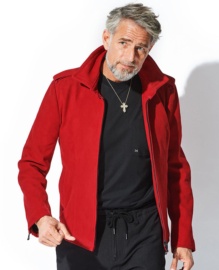 スウェードブルゾン – 買えるLEON