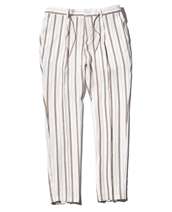 linen blend drawcord pants