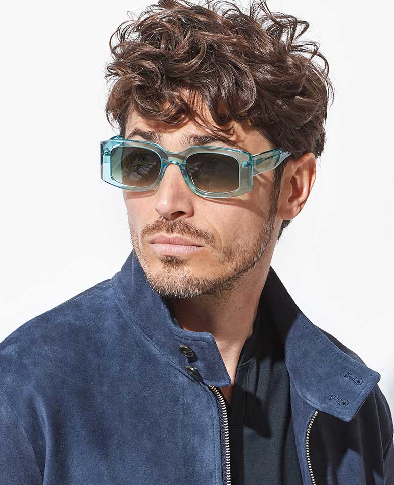 Boby E7 Green Gradient Lens (Asian Fit) Sunglasses