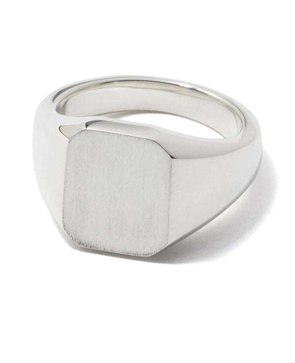 Octagon stamp ring (hairline)