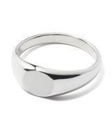 oval signet ring slim