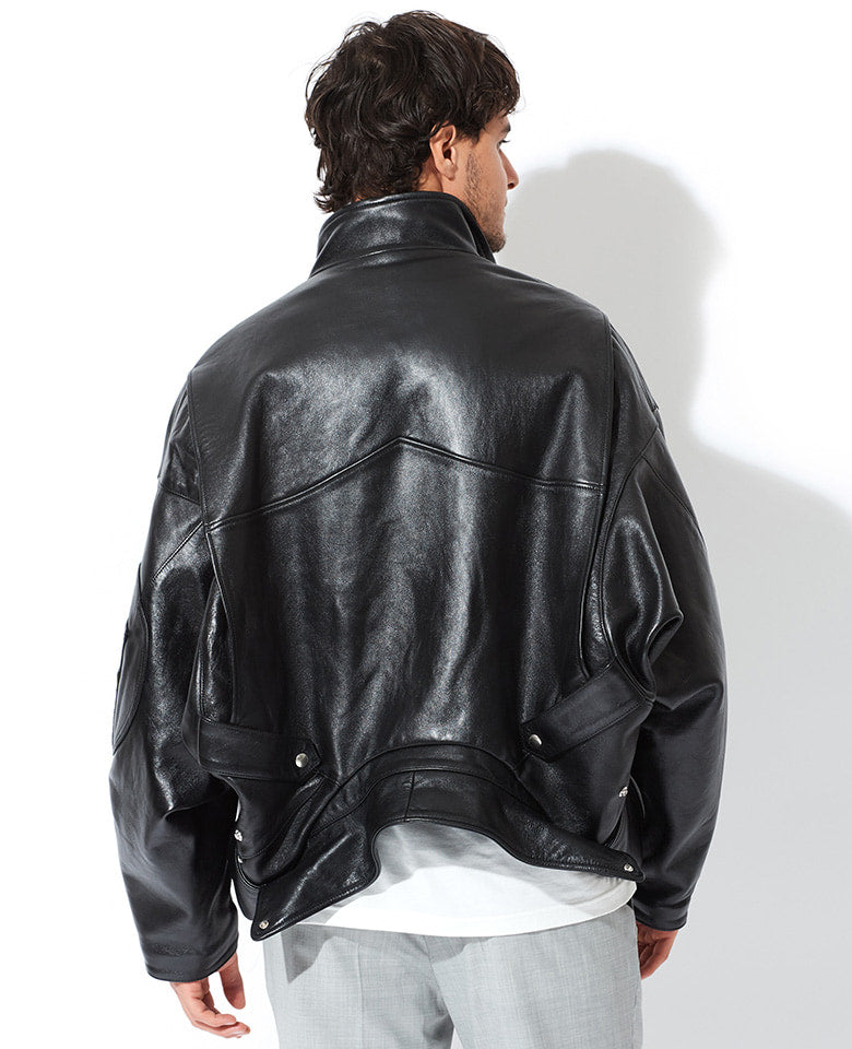 double ended vintage leather jacket 