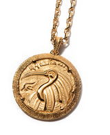 Egyptian mythology antique coin style pendant God Thoth