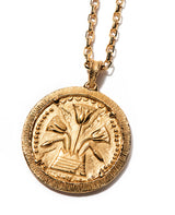 Egyptian mythology antique coin style pendant God Thoth