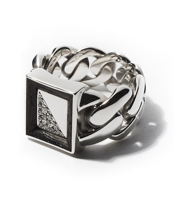 Art Frame Ring (with diamonds)