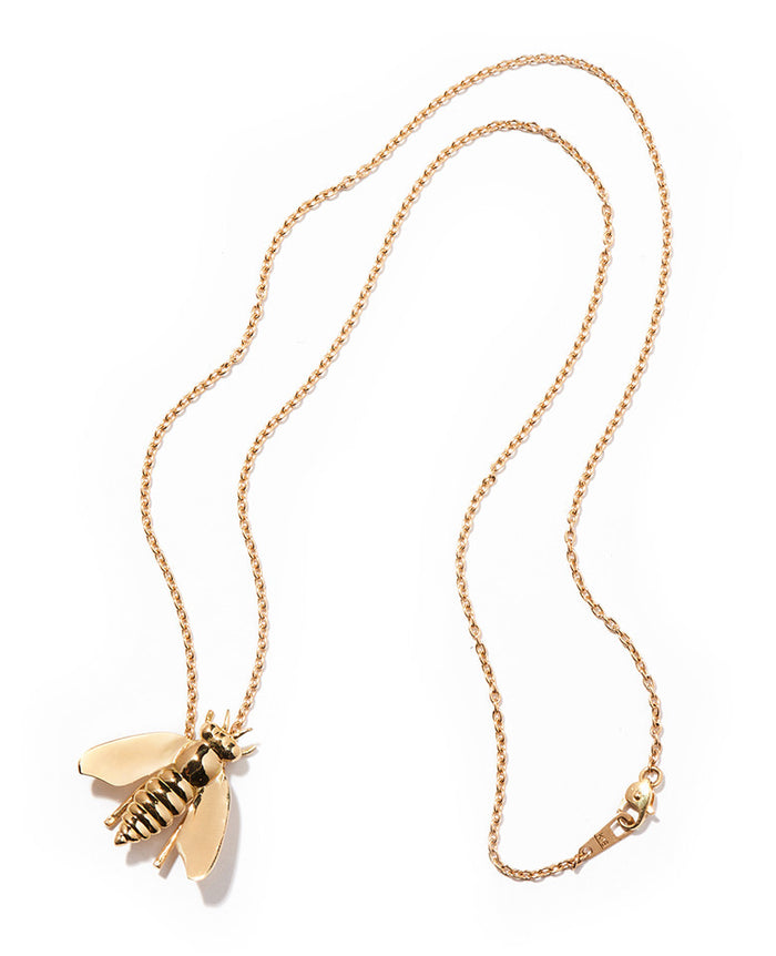 BEE Necklace YG 18k – 買えるLEON