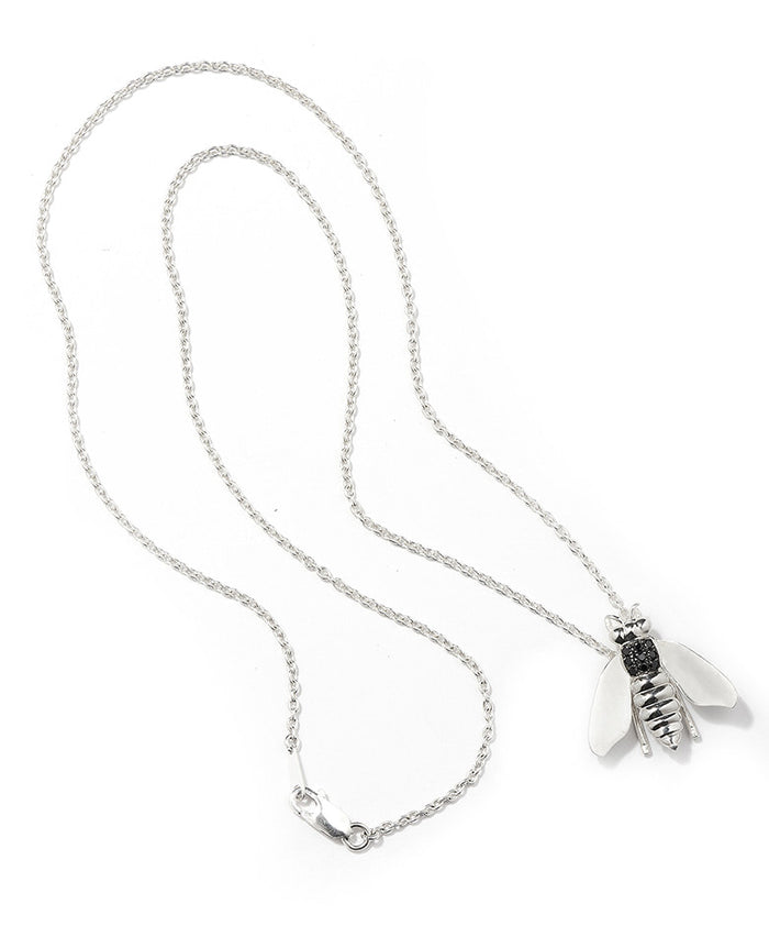 JOHAN SILVERMAN シルバーネックレス 925 ケース無し BEE Necklace SLV BLACK DIAMOND – 買えるLEON