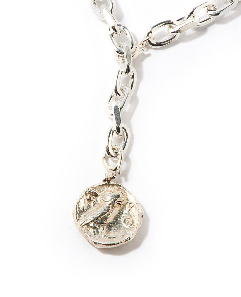 Ancient Greek Coin Y Chain Transform Necklace