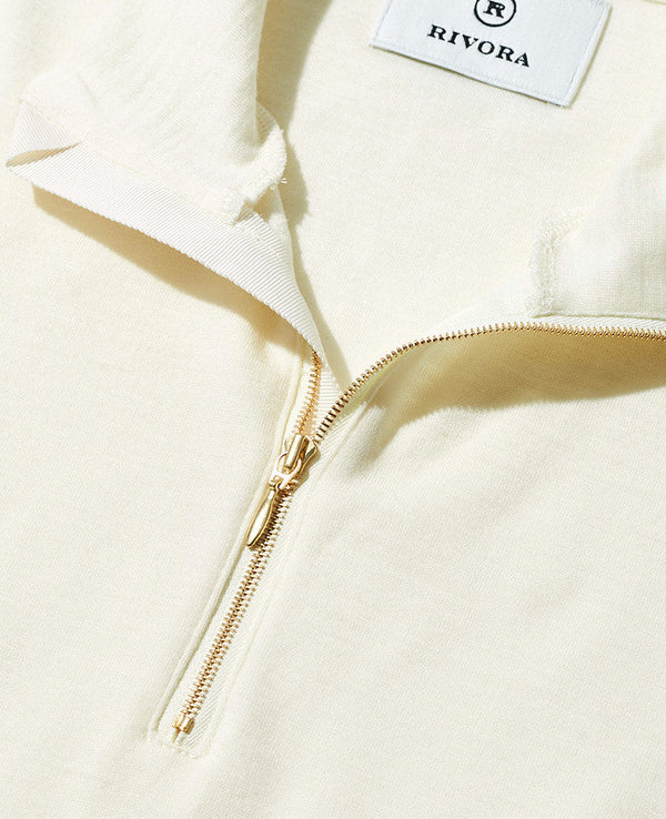 【LEON別注】Super 100's Washable Wool Layered Zip T-Shirts