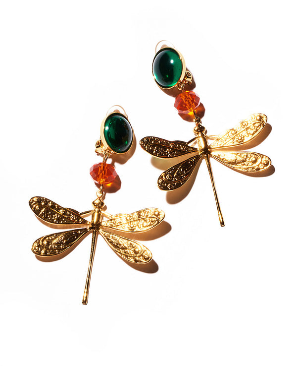 Dragonfly earrings M