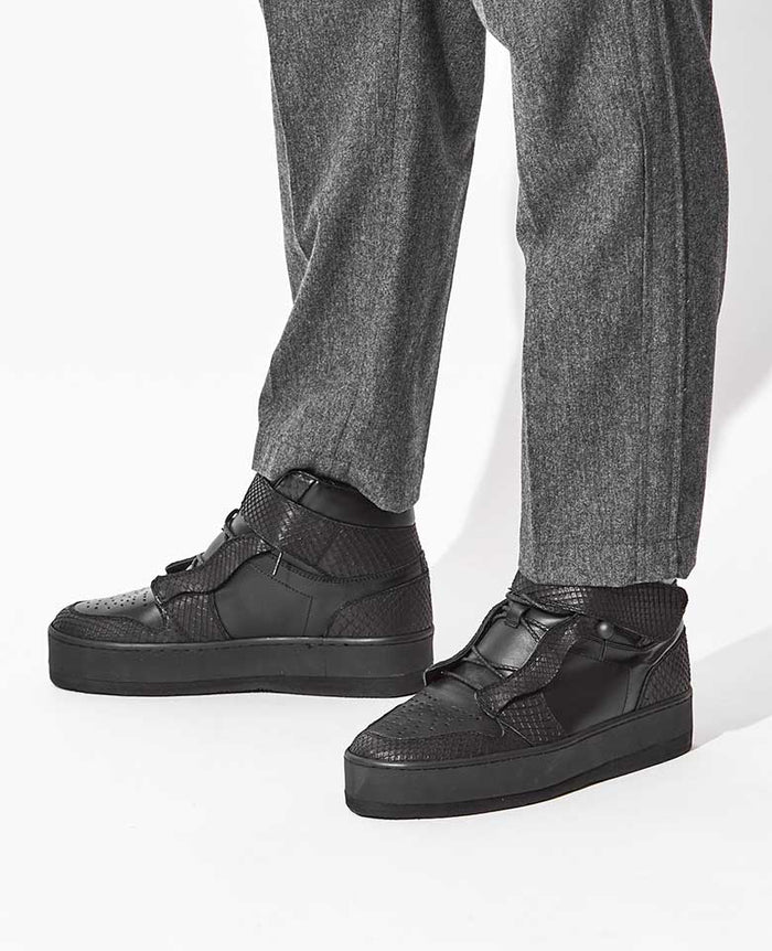 パイソンコンビスニーカー – 買えるLEON