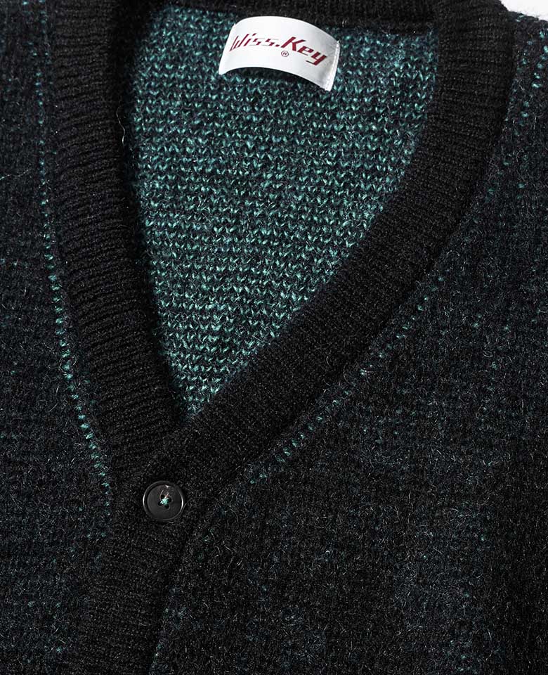 LEON別注 DROP V CARDIGAN