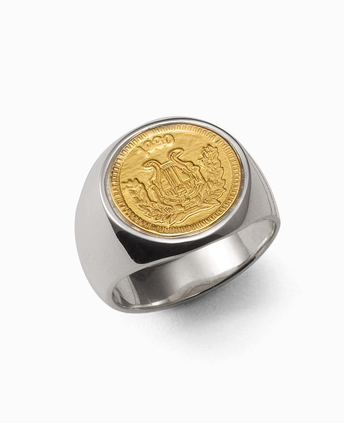 銀貨リング モルガンダラーコインリング 銀貨をリングに加工