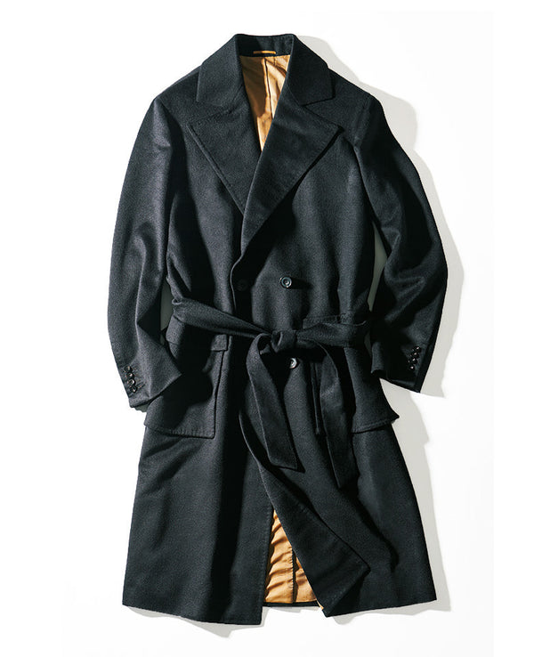 double belted coat