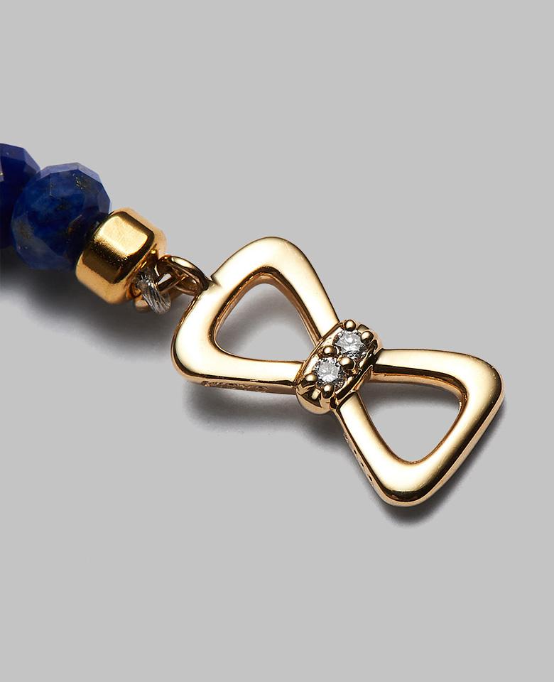Lapis lazuli bracelet (18KYG diamond)