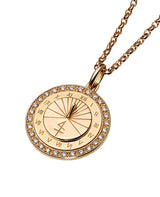 SUN DIAL. Pendant top (K18PG diamond)