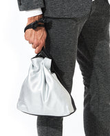 Drawstring shoulder bag TENGA × Ergopok/LEON project bicolor model