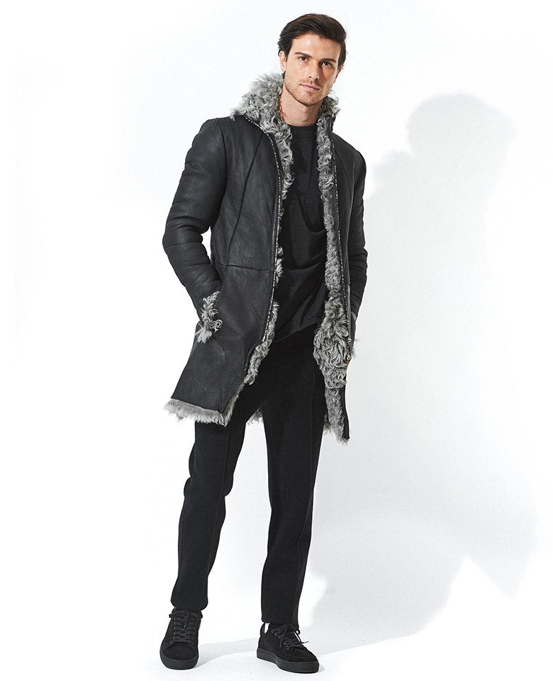 shearling coat