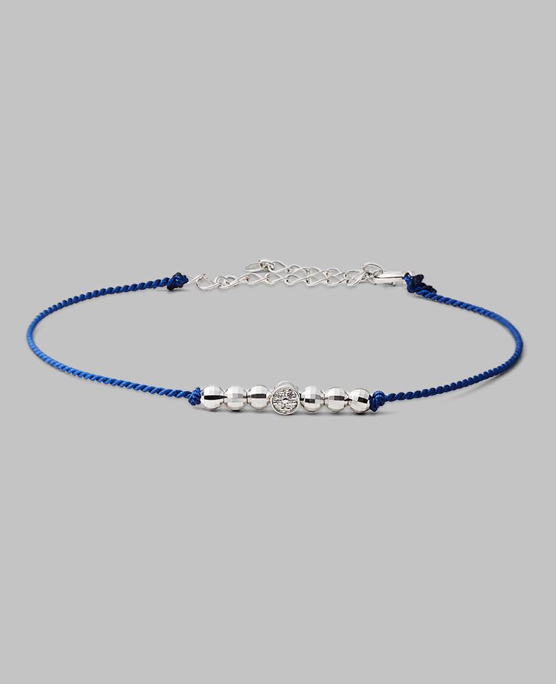 Diamond cord bracelet (10KWG)