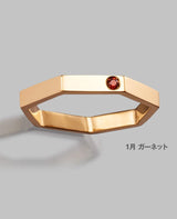 【LEON別注】ヘプタゴンBS三連ピンキーリング
